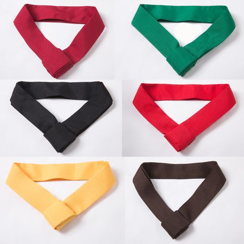 厨师服领巾三角领巾男女咖啡西餐厅服务员厨房领结夏季服务生领结