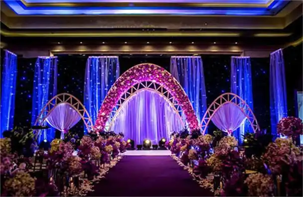 婚礼舞台背景布置图片及布置方法