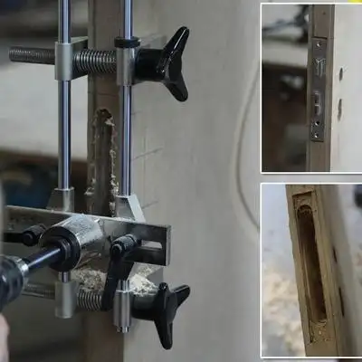 木工门安装锁工具木门锁开孔器开槽机智能指纹防盗门锁扩打孔钻头