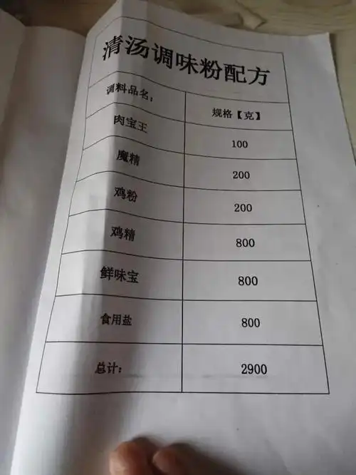 价值百万的工厂化火锅底料配方