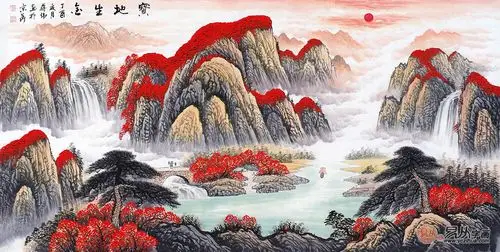 招财进宝 蒋伟元宝山聚宝盆新品《宝地生金》