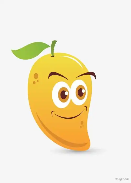 水果卡通画装饰矢量