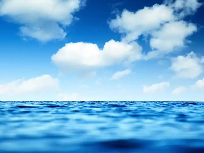 蓝天,白云,海洋,海水,风景蓝天壁纸图片