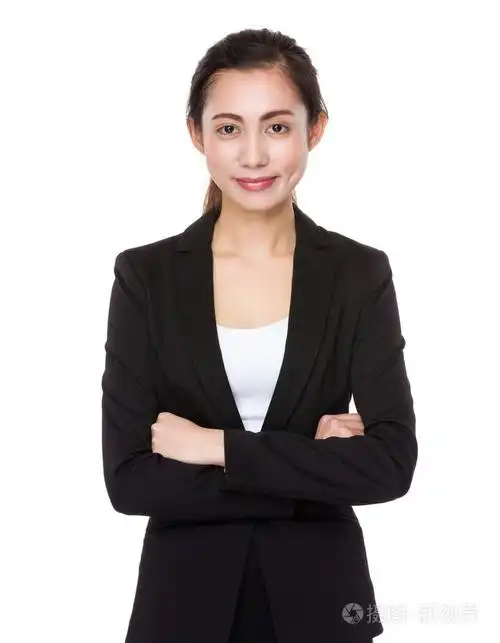 在商务套装的年轻亚洲女商人照片-正版商用图片0g40c3-摄图新视界