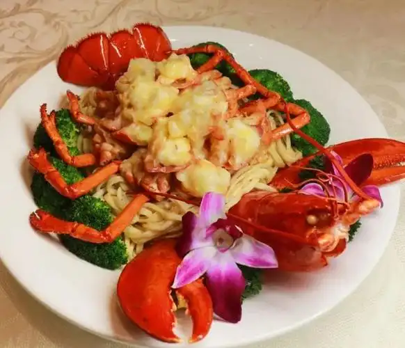 斗门大信福利芝士伊面焗鲜活波士顿龙虾活动低至