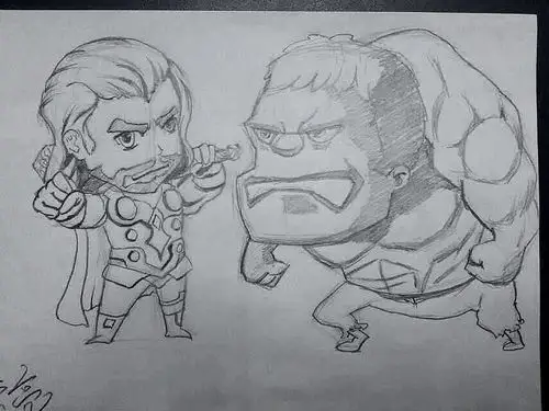 复仇者联"萌"|插画|创作习作|z_light - 原创作品 - 站酷 (zcool)