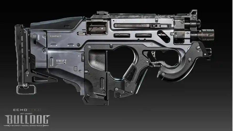 基于轻型便捷思路所设计的个人防卫武器概念斗牛犬pdw一组模仿现实