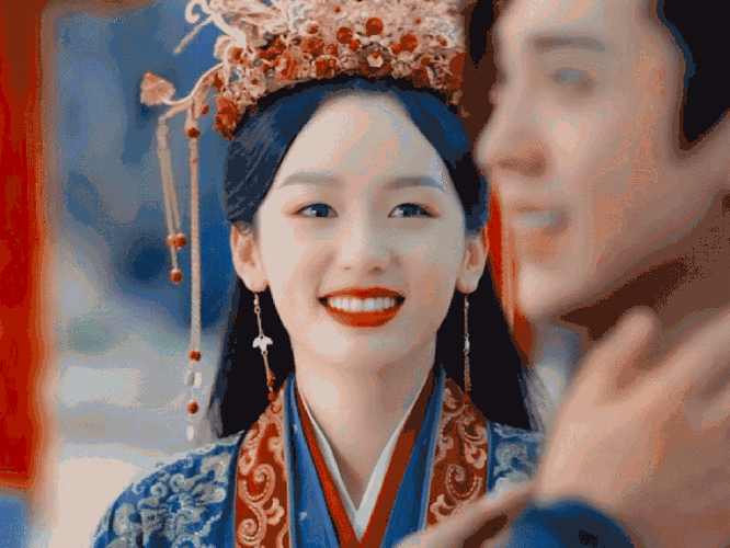 影视剧中大婚造型##周也化妆随拍