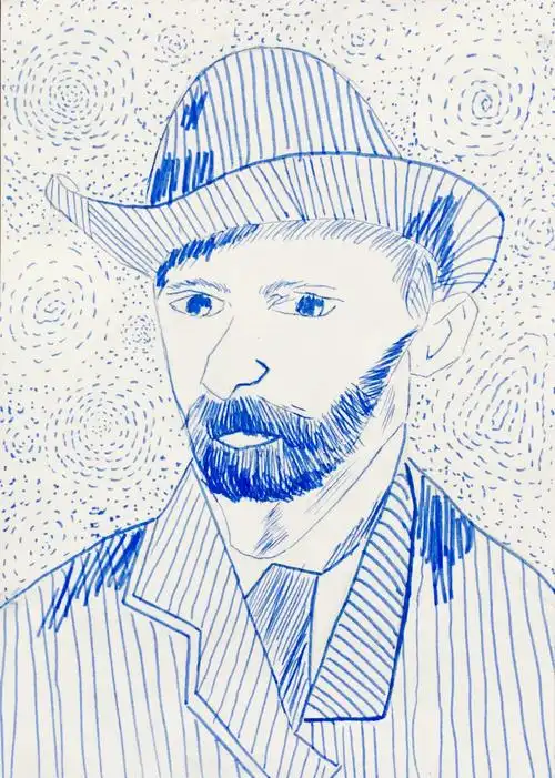 第三课:梵高的自画像