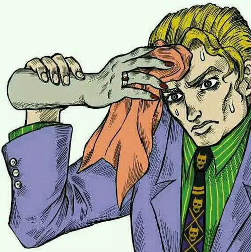 [求助]求jojo第四部 杀手皇后很崩的脸的那张图