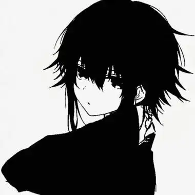 二次元黑白头像男生冷酷霸气