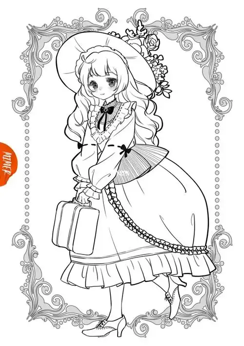 练个洛丽塔女孩—————96————9215商用#插画  #手绘