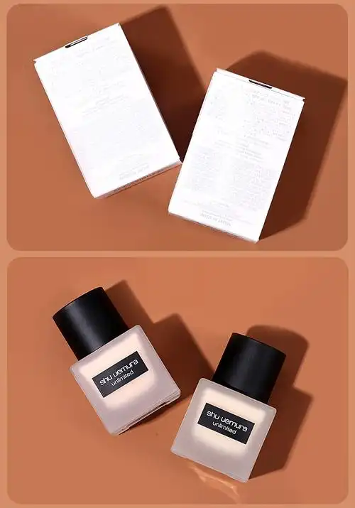shuuemura植村秀小方瓶羽纱持妆粉底液遮瑕控油不假白574584水乳