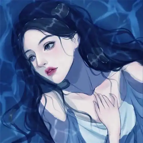 高冷手绘漫画女头图片_女生动漫头像_头像屋