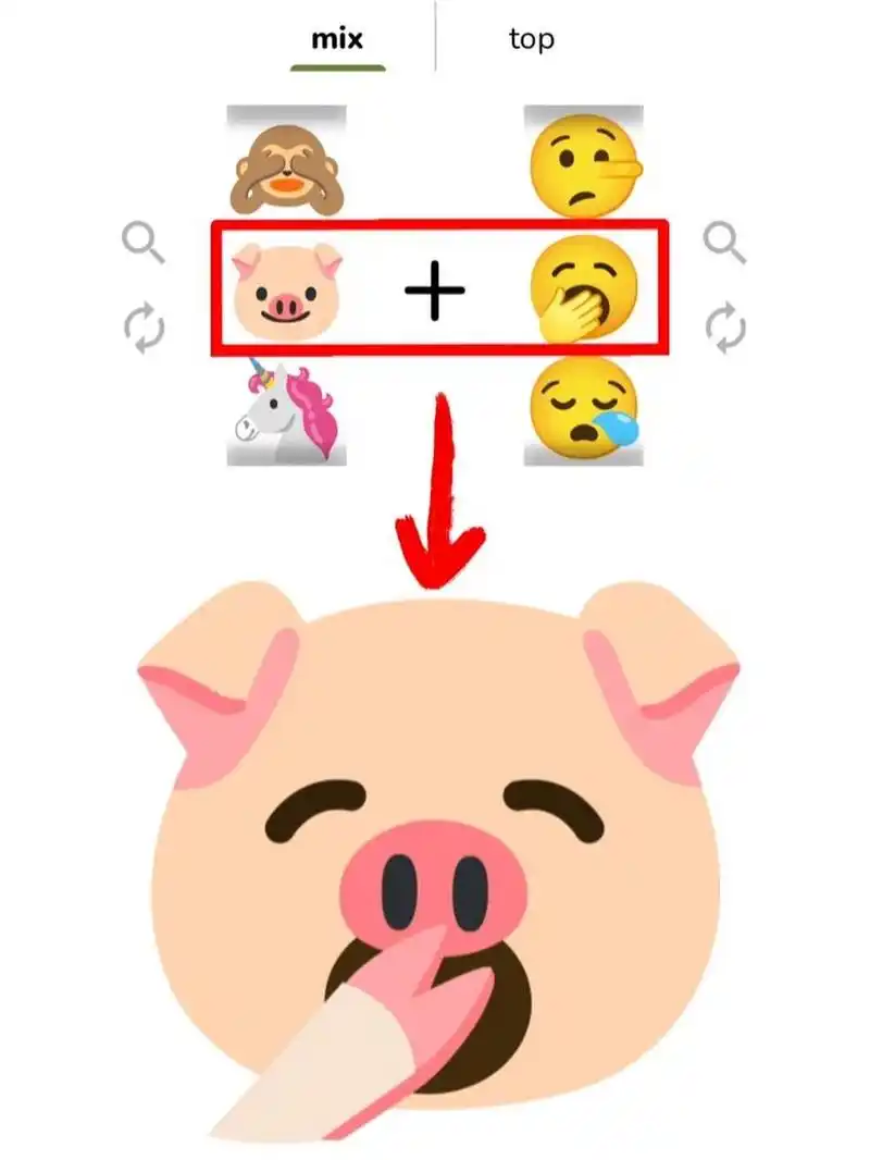 99 07=71 自定义emoji表情包 emoji任意组合成新表情包,安卓
