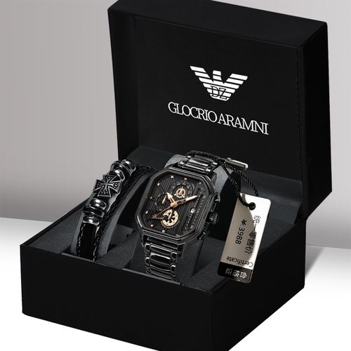 阿玛妮瑞士男士手表全自动机械男款钢带正品十大商务品牌电子石英