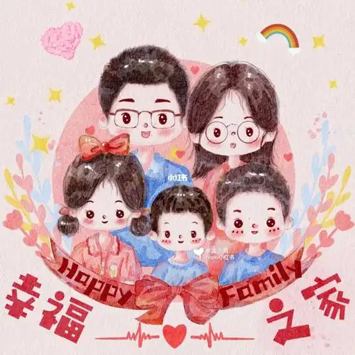 全家福风格  #全家福  #我是原创插画师  #绘画 #手绘头像   #头像
