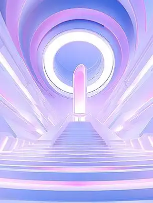 科技感电商展台背景