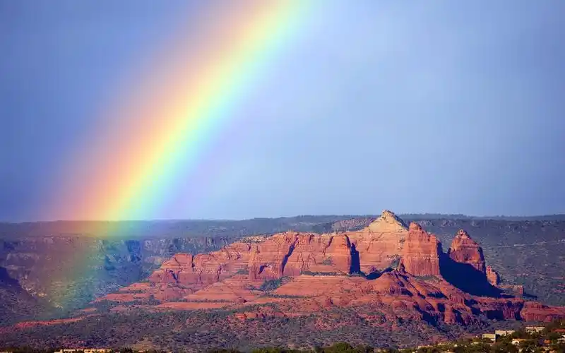 夏天好看的彩虹