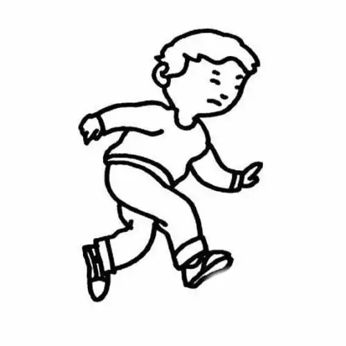笔画人物男孩侧身小男孩简笔画侧身简笔画男孩侧身简笔画可爱的小孩就