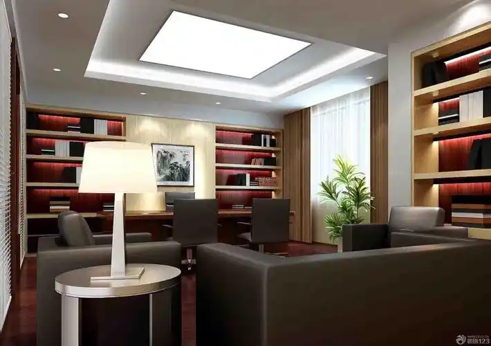 80平米办公室装修图片