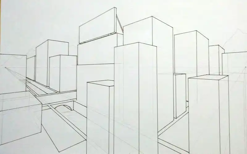【手绘】两点透视中级教程