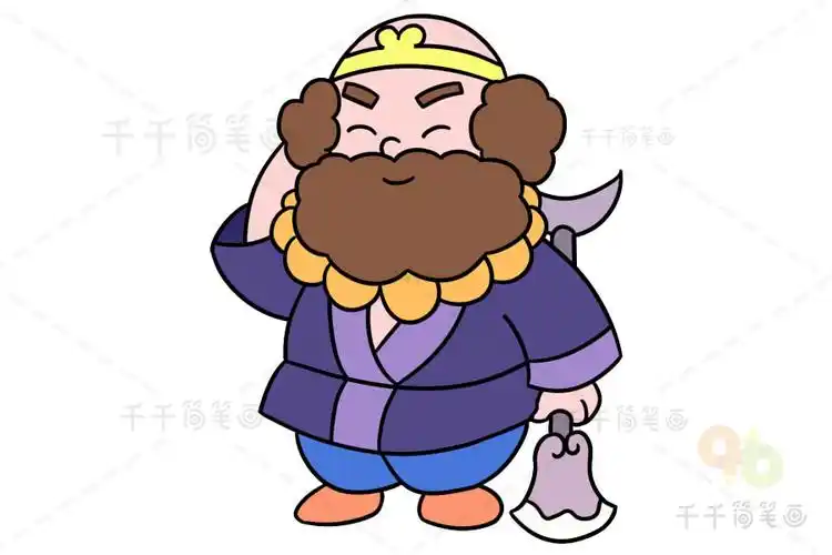 西游记沙僧简笔画步骤图