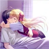 动漫接吻情侣头像一对