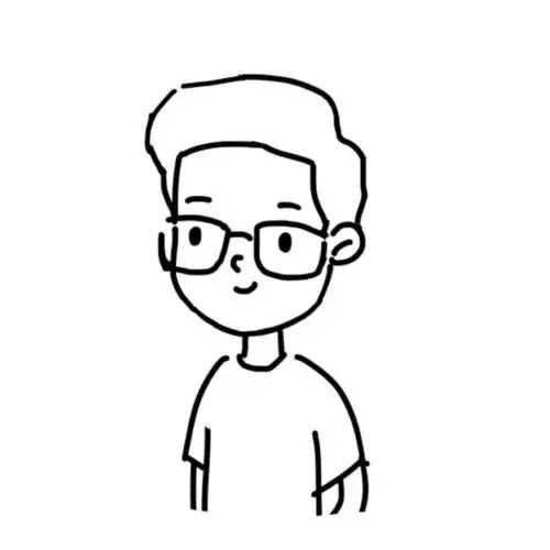 男头|极简黑白线条男生头像