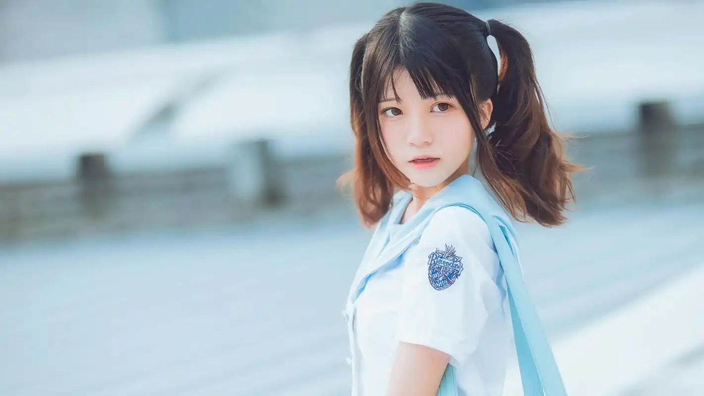 元气双马尾少女