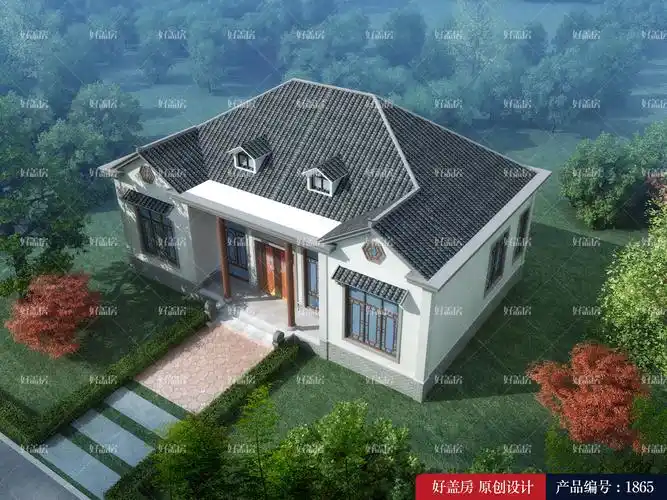 农村四间平房设计图大全