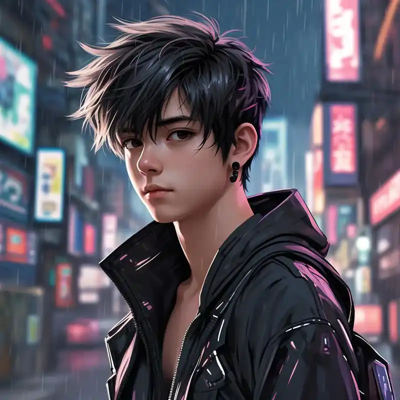 99赛博朋克风4k超清男生头像97 为你带来一组超炫酷的赛博朋克