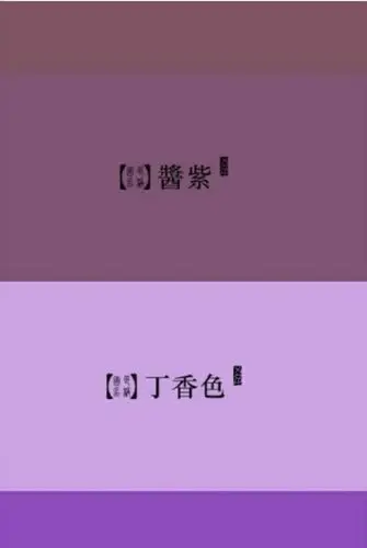 酱紫_丁香色