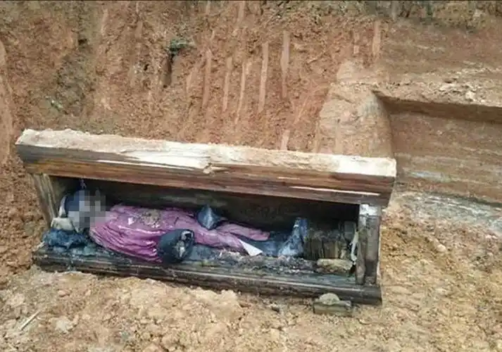 中国湖南益阳市安化县江南镇一工地2017年8月30日下