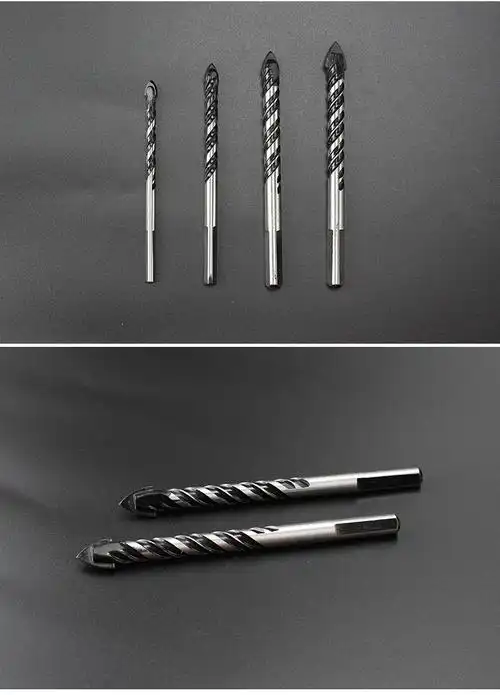 瓷砖钻头套装玻璃混凝土水泥墙壁电钻打孔多功能麻花钻转头三角钻