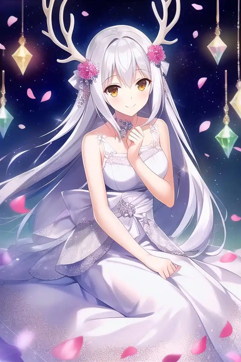 精灵女孩#二次元 #抖音图文来了 #动漫壁纸 @dou 小助 - 抖音