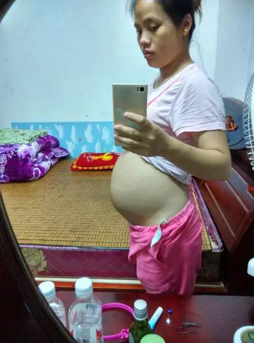 30周了,肚子小不小啊