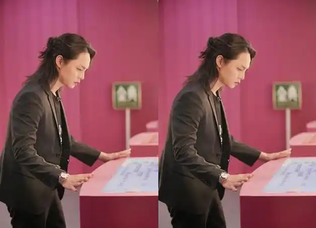 尹正长发飘飘看着太文艺黑色休闲装简单随性沉稳帅气