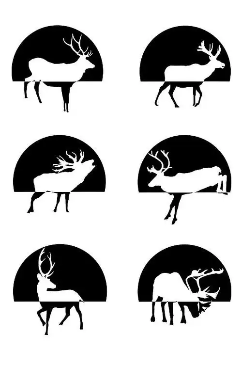 北欧手绘麋鹿玄关图片-北欧手绘麋鹿玄关素材下载-众图网