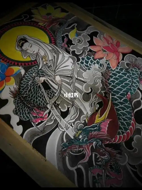 威海纹身  #纹身也清新  #威海纹身店  #观音踏龙