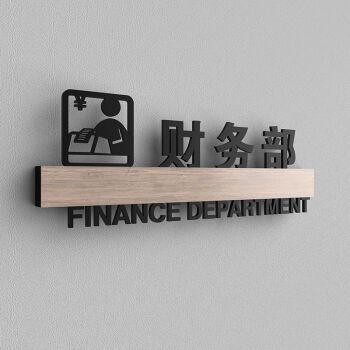 牌董事长办公室标志牌总经理悬挂门牌挂牌定制财务部24cm9cm字小不