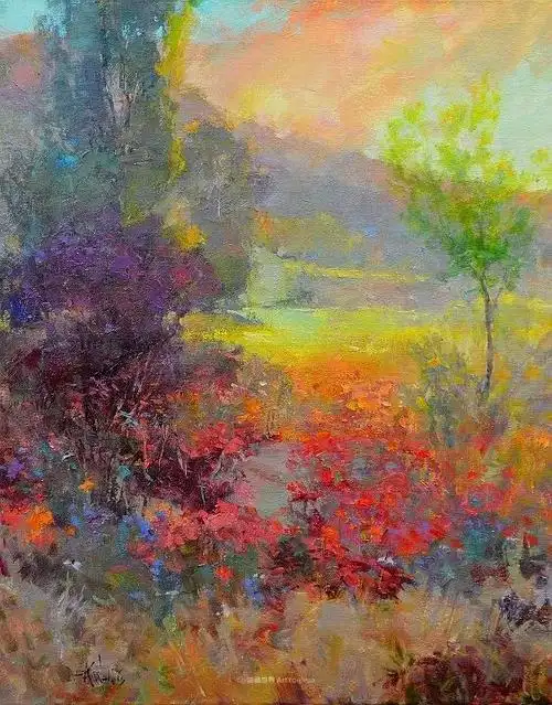 迷人的色彩,醉人的风景,太美了|绘画|油画|印象派|画家|艺术_网易订阅