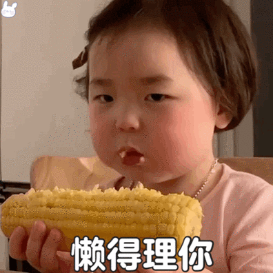 可爱搞笑的表情包:不会打字吗?只回表情包