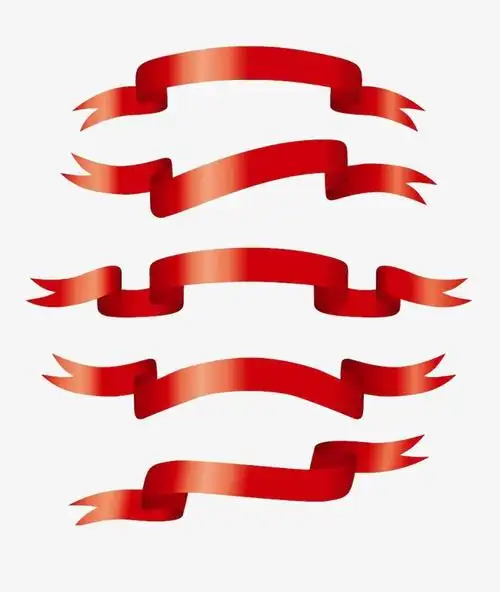 红色背景_红色横幅png素材-90设计