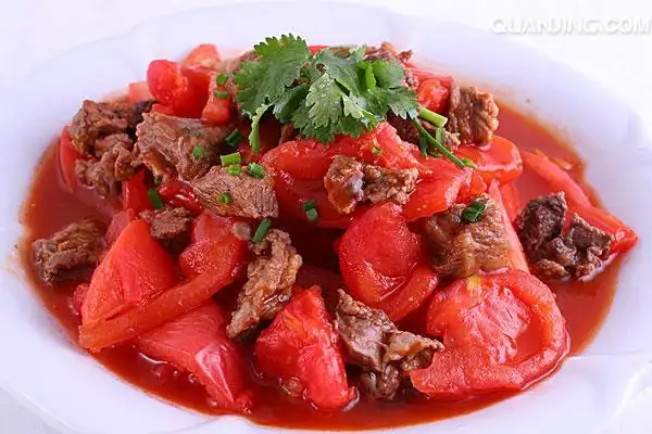 标题:牛肉炖番茄
