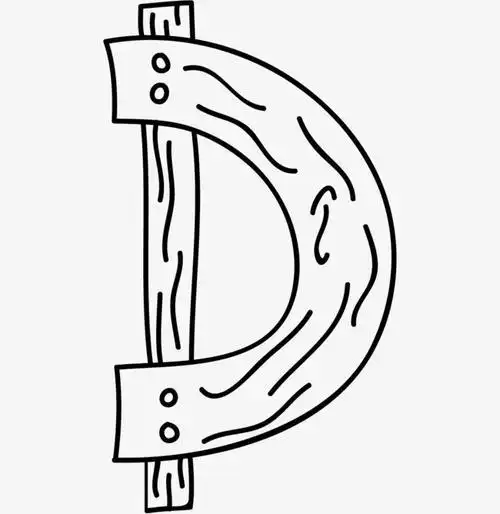 字母线条简笔画