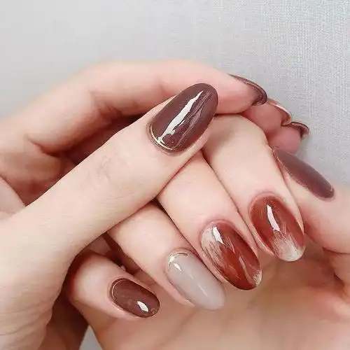 巨显白美甲黄皮照着做就对了