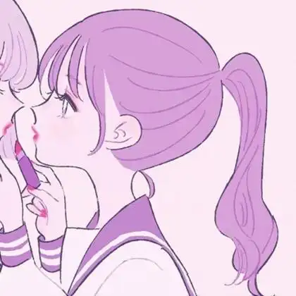 动漫头像闺蜜一人一半高清图片_闺蜜姐妹女生头像_头像屋