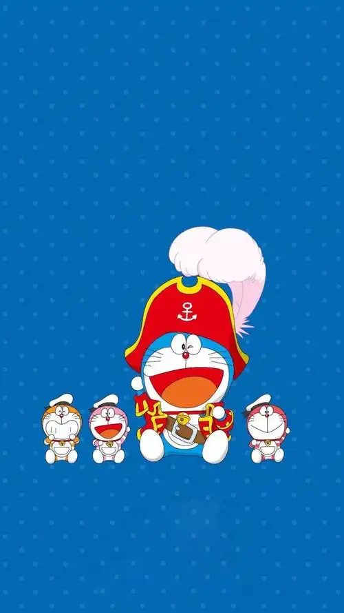 哆啦a梦壁纸:可爱哆啦a梦蓝胖子手机壁纸