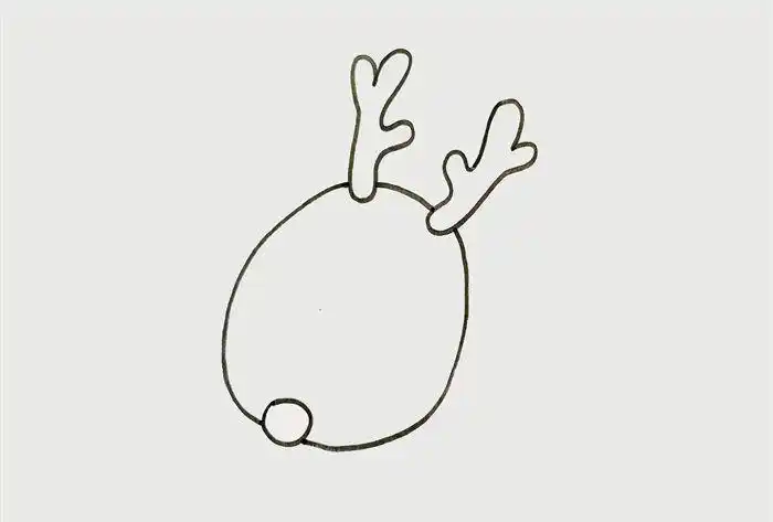 麋鹿怎么画_动物简笔画_简笔画大全